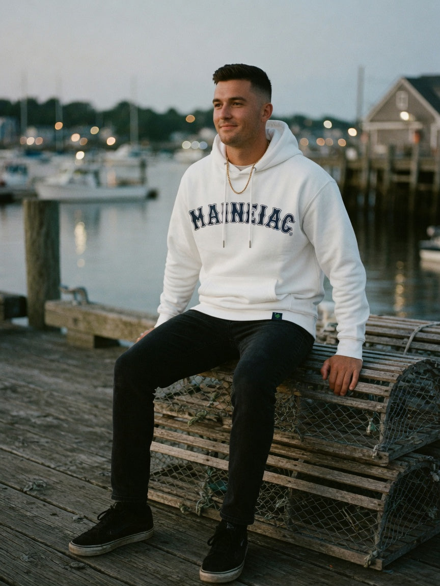 White hoodie