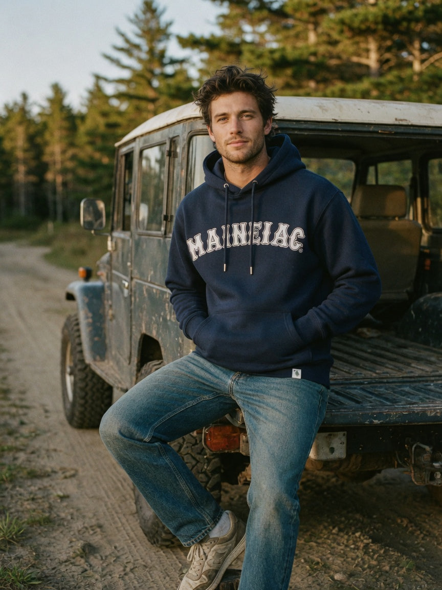Navy hoodie